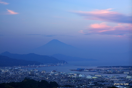 日本平夕景