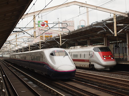 E2系やまびこ East-i 東北新幹線小山駅