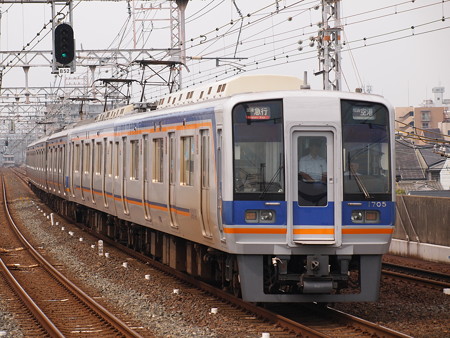 南海1000系空港急行 南海本線粉浜駅02