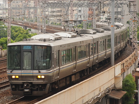 223系新快速 東海道本線神戸~元町02