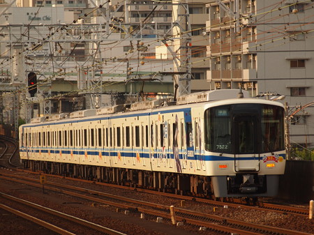 泉北7020系準急 南海高野線新今宮駅
