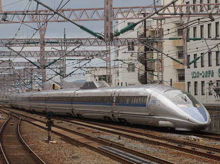 500系こだま 山陽新幹線西明石駅01