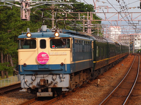 EF65 寝台特急トワイライトエクスプレス 山陽本線舞子駅