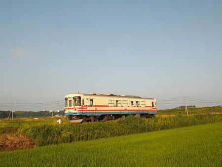 ひたちなか海浜鉄道ミキ300 湊線中根~高田の鉄橋02