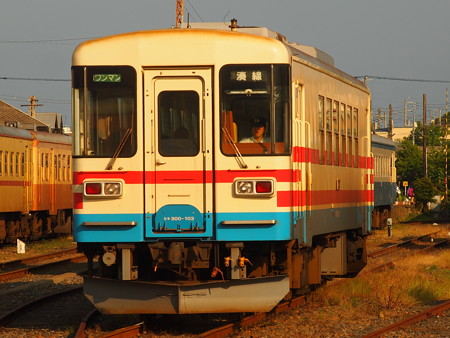 ひたちなか海浜鉄道ミキ300形 湊線高田の鉄橋~那珂湊