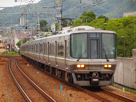 223系新快速 東海道本線さくら夙川駅03
