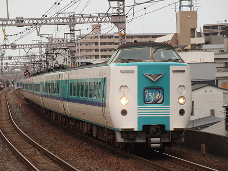 381系特急くろしお 大阪環状線野田駅