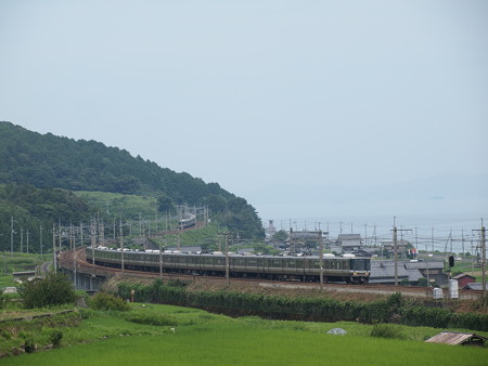 223系新快速 湖西線近江高島~北小松03