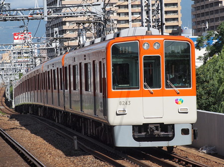 阪神8000系急行 阪神本線大物駅01