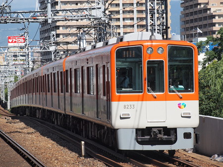 阪神8000系急行 阪神本線大物駅02