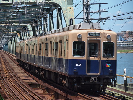 阪神5131形普通 阪神本線淀川駅
