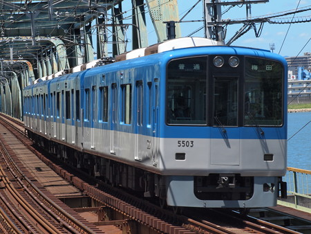 阪神5500系普通 阪神本線淀川駅04