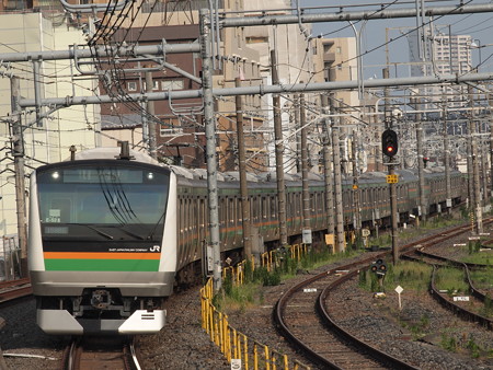 E233系普通 東北本線尾久駅