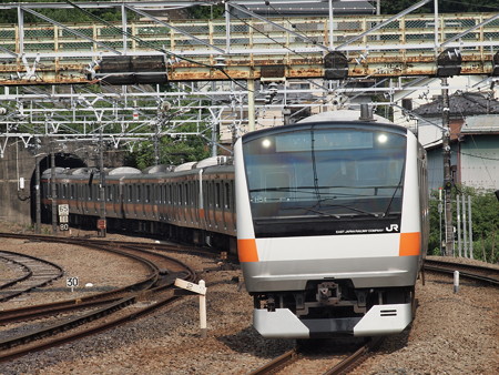 E233系中央特快 中央本線相模湖駅