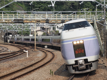 E351系特急スーパーあずさ 中央本線相模湖駅