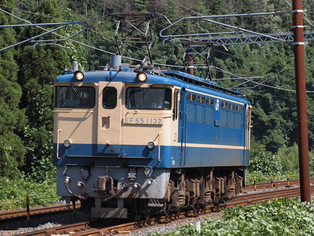 EF65単機回送 北陸本線河毛~高月