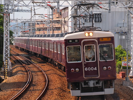 阪急6000系急行 阪急宝塚線石橋駅