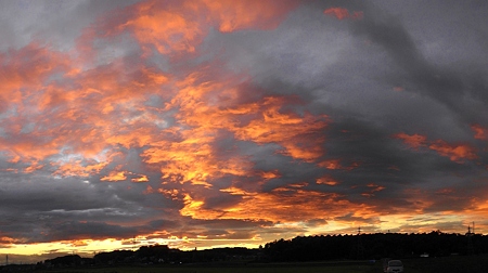 20110921 憤怒の夕焼け!