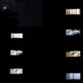 Photos: 満月と裏窓！