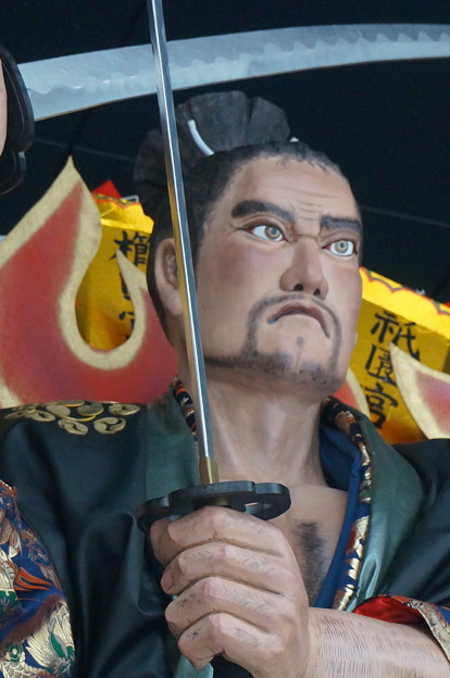2015年 博多祇園山笠 追い山 舁き山笠 天下一武蔵(てんかいちむさし) (8)