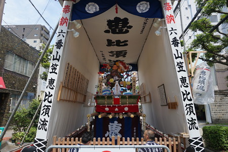2015年 博多祇園山笠 追い山 舁き山笠 六番山笠 恵比須流 大鵬一擧九萬里(たいほういっきょすきゅうまんり) (3)