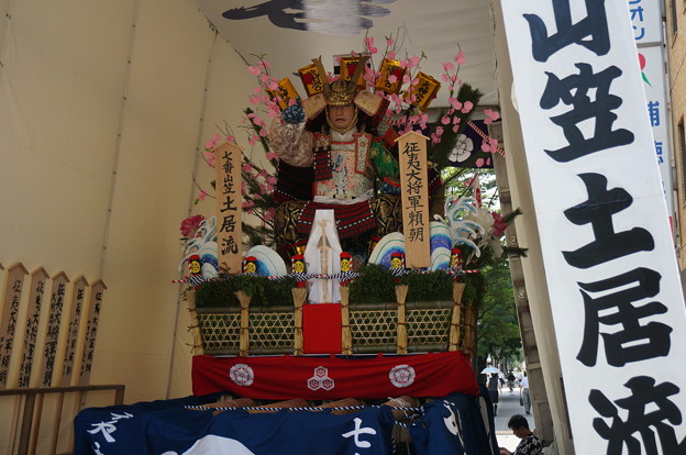 2015年 博多祇園山笠 追い山 舁き山笠 七番山笠 土居流 舁山 征夷大将軍頼朝 せいいたいしょうぐんよりとも (7)