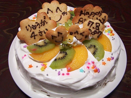 2011-7-7 ryu*ryuのバースディケーキ