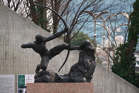 2011.02.06　国立西洋美術館　弓を引くヘラクレス　オーギュスト・ロダン