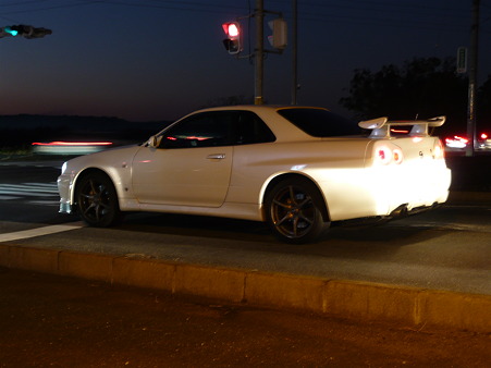 写真撮影中に現れたR34ﾀﾝ(*´∀｀)ﾊｧﾊｧ