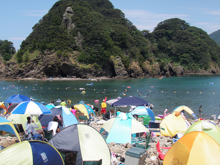 田子瀬浜海水浴場にて　９