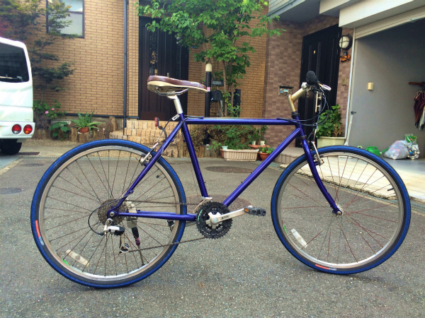 清滝峠へ向けて、自転車で出発