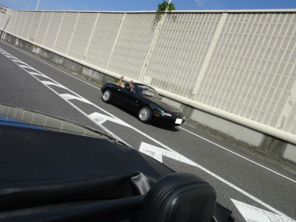 地元のもっちさんと大津で別れる