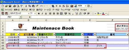 ポルシェ管理ツール8
